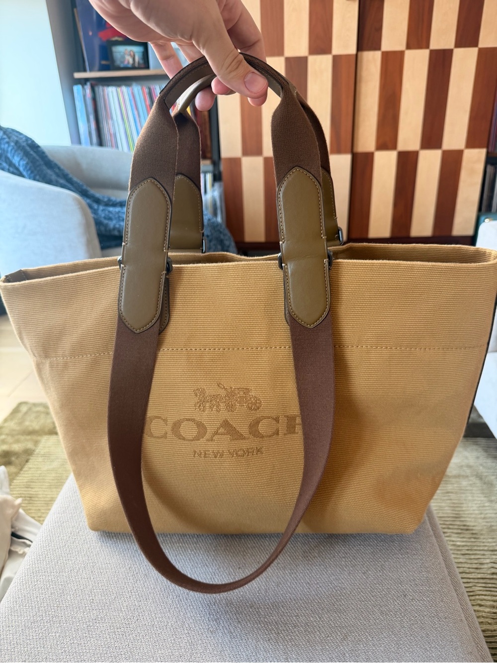 Coach Small Tour Tote in Trench Multi